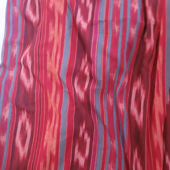 Lauren Ralph Lauren NWT Geo Striped Georgette Halter Gown Maxi Dress Size 6 - Picture 15 of 16